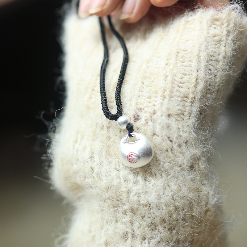 999新款古法元宝福袋简约配饰S07