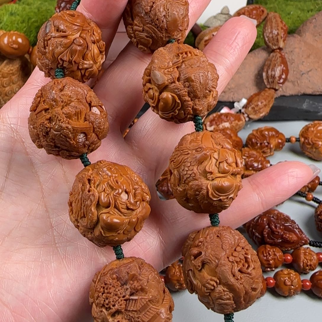 橄榄核手串/手链风景观音手持