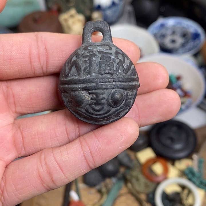 工艺品 虎头铃铛 摆件 微瑕 随机发