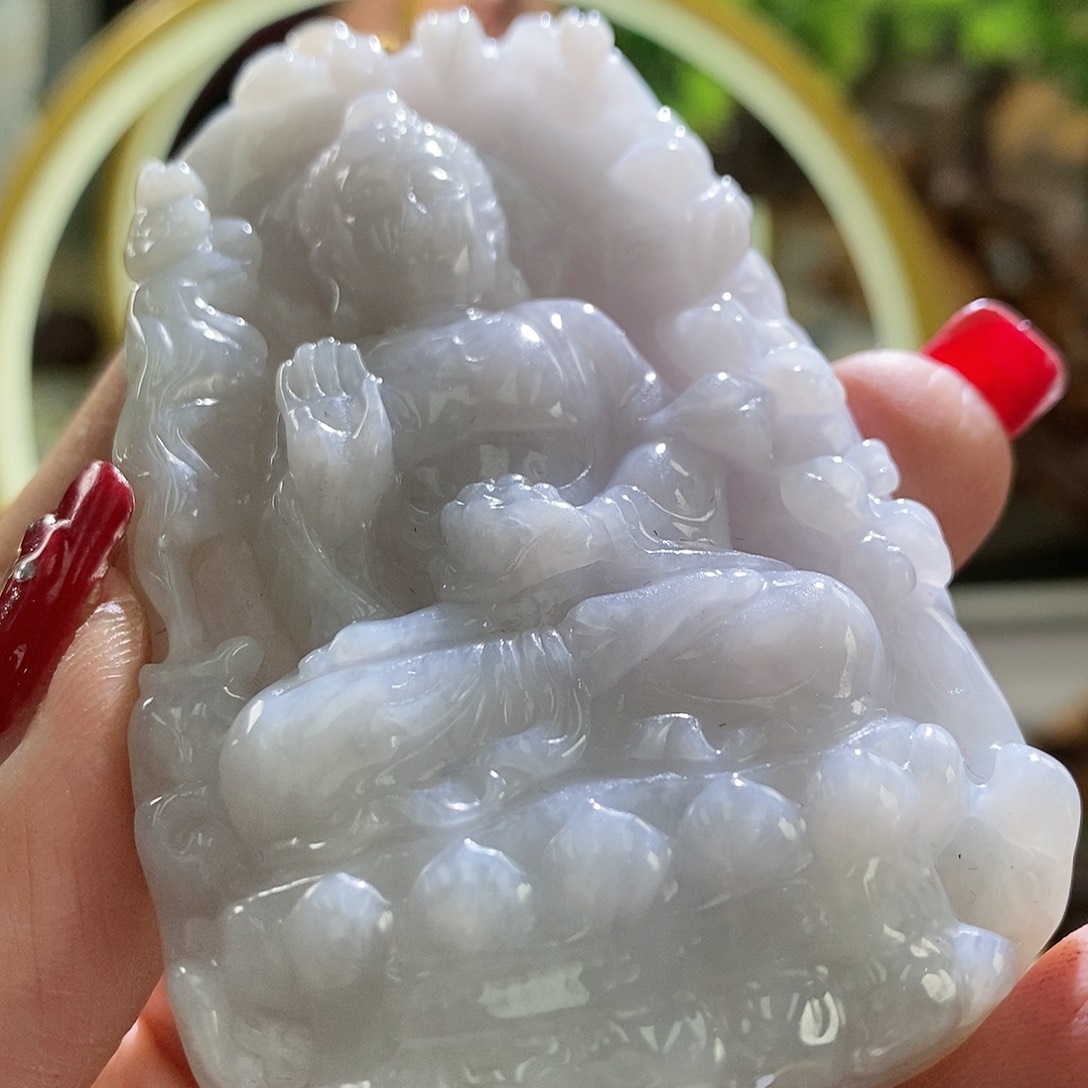 【闪购商品】翡翠颈饰未镶嵌阿咪