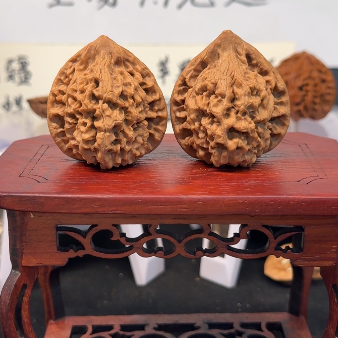 文玩核桃把件55号官帽边42肚38高44全品无药无修原生态