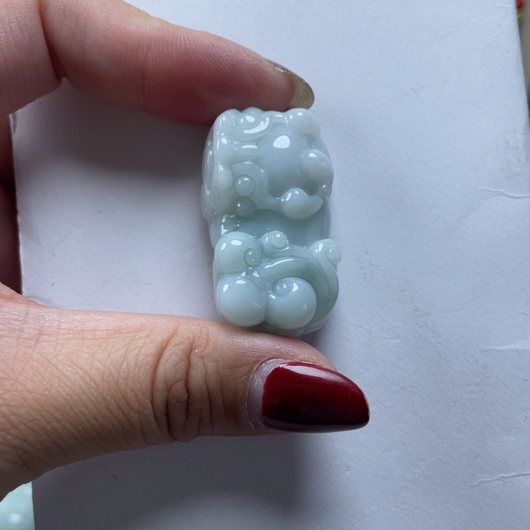 翡翠颈饰未镶嵌?***?貔貅