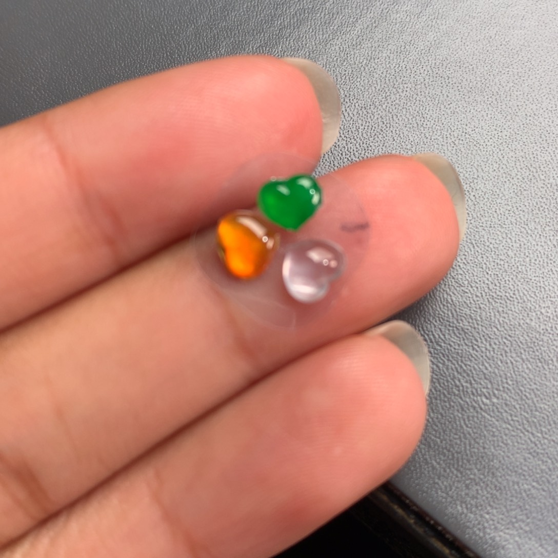 翡翠颈饰未镶嵌3.9-5.0-1.7