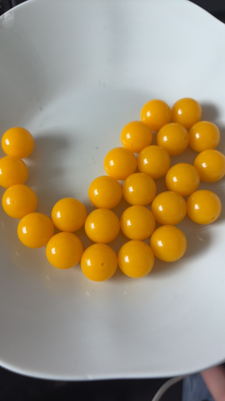 D77琥珀蜜蜡16mm单珠