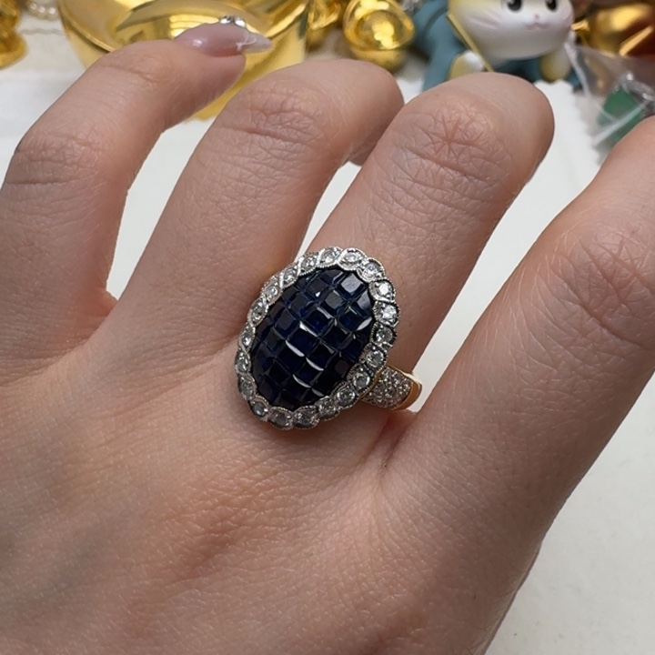 蓝宝石戒指未镶嵌