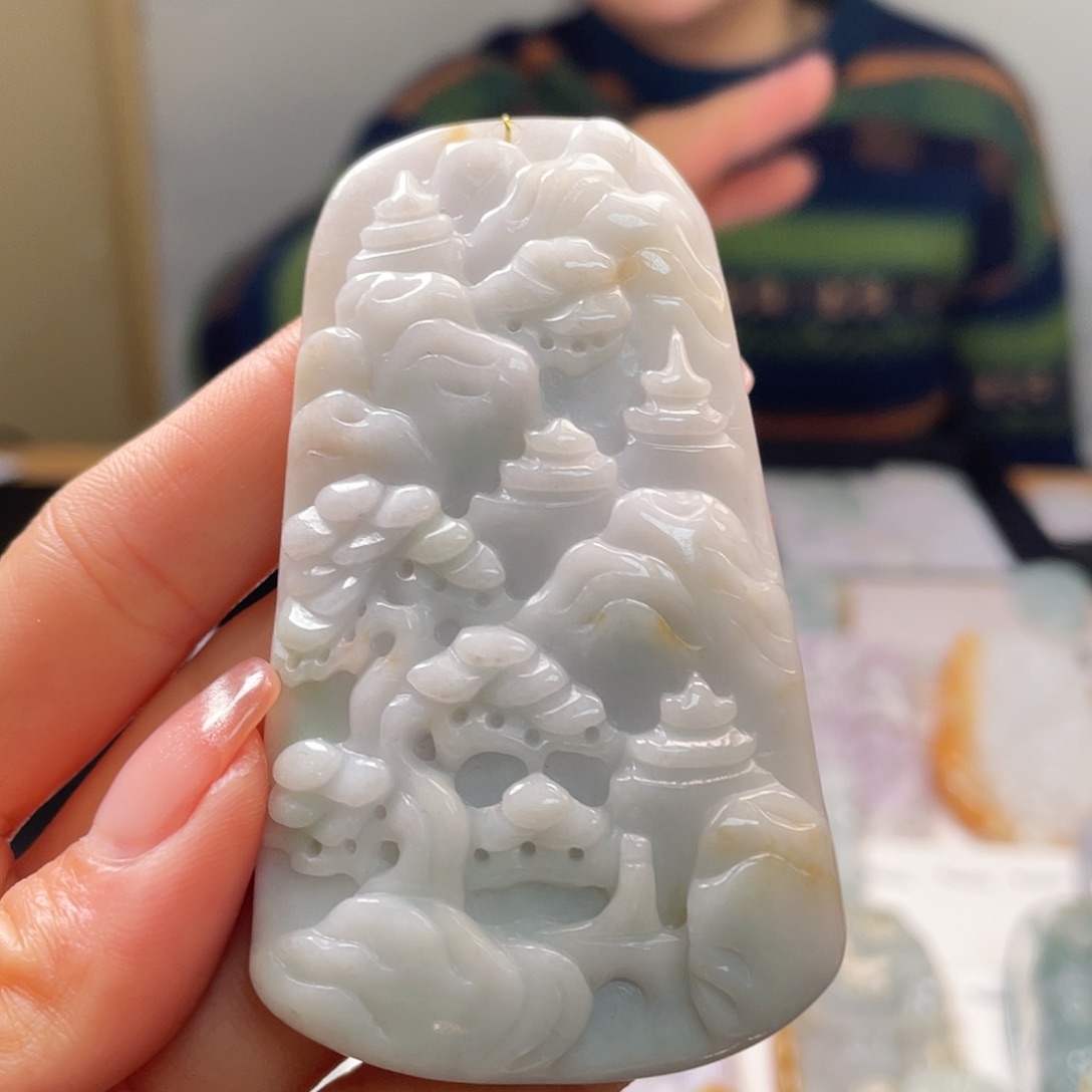 翡翠吊坠(不含链)未镶嵌