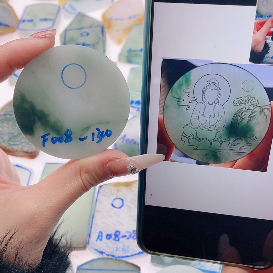 定制翡翠未镶嵌纯天然缅甸a货翡翠