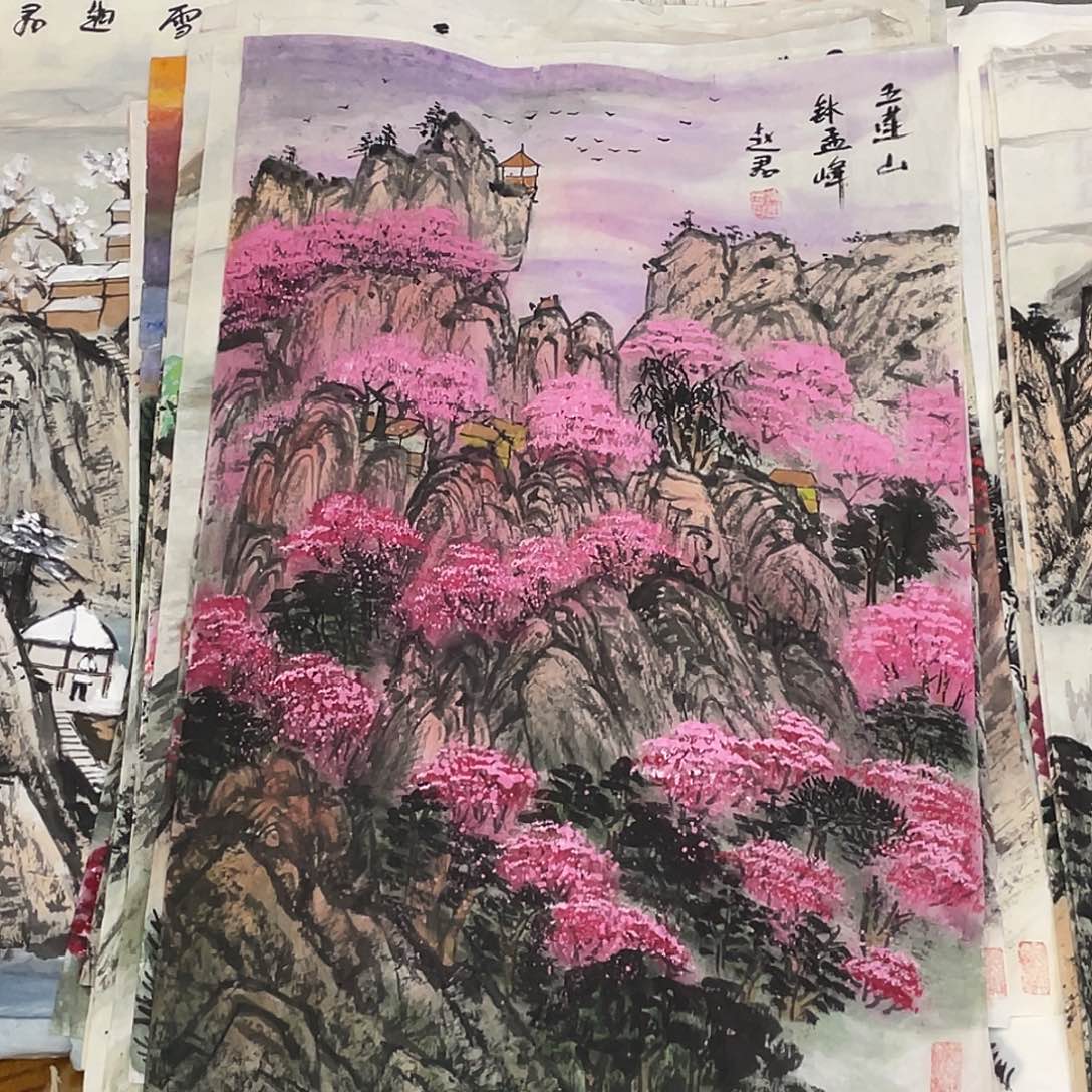 国画m绘画999999赵君老师9999