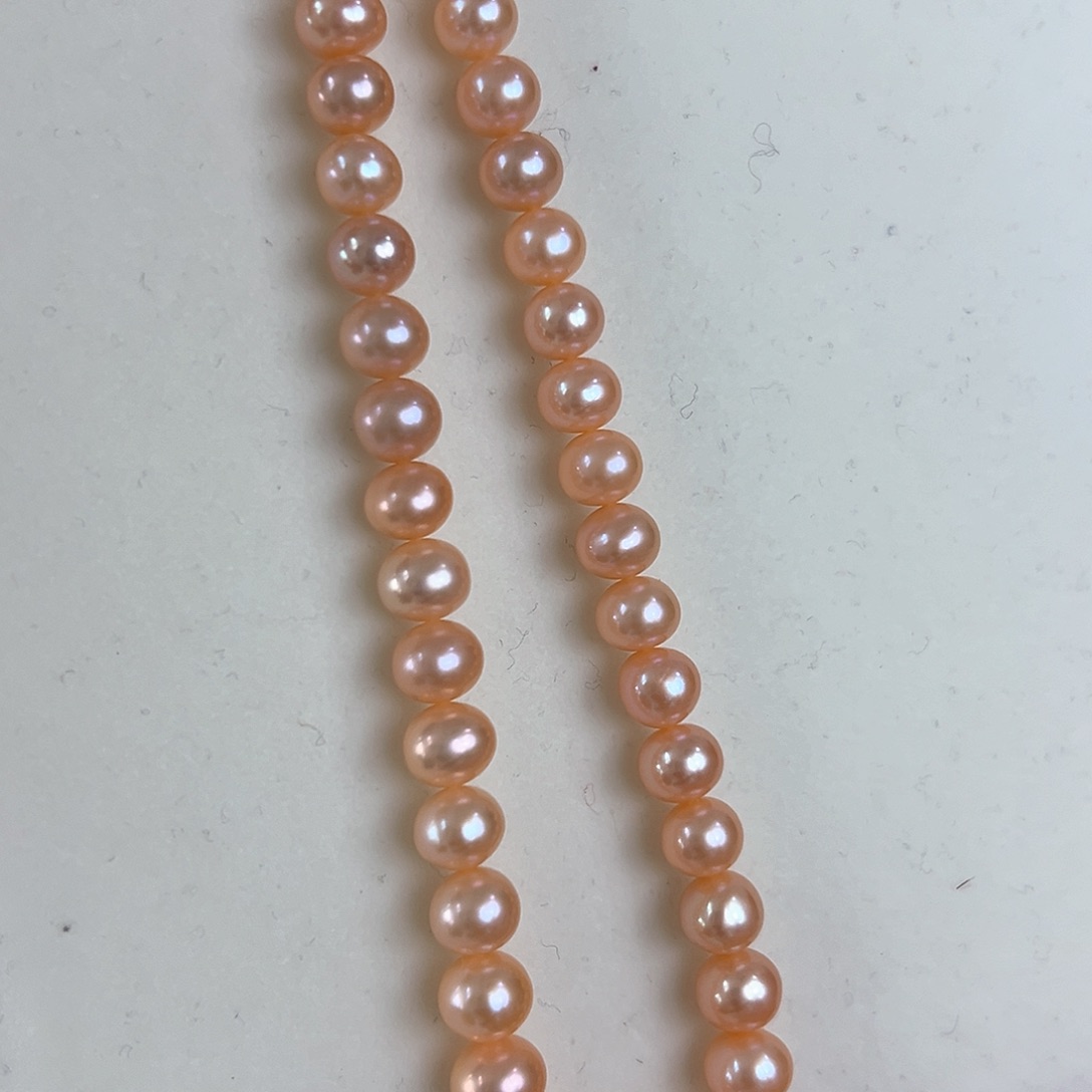 淡水珍珠银S925镶嵌颈饰9-10淡水珍珠