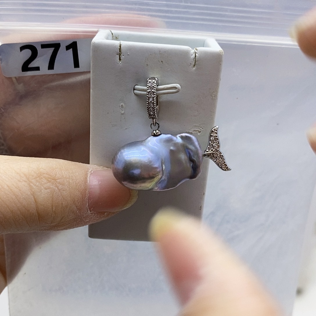 颈饰合金淡水珍珠