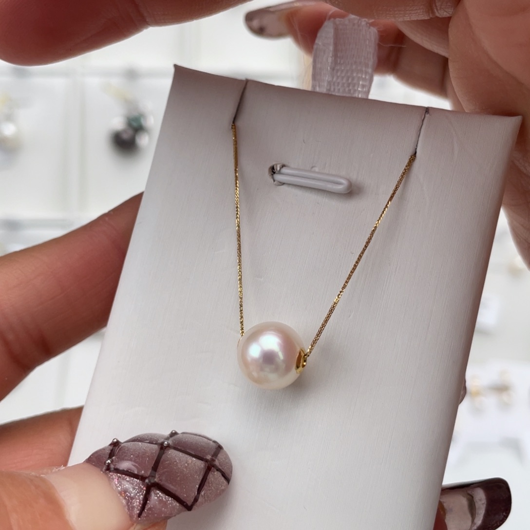 海水珍珠颈饰18K金镶嵌