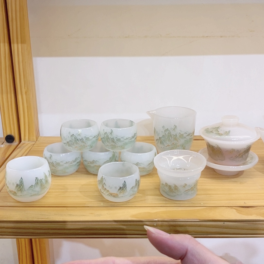 千里江山套装 不带礼盒 主人杯1