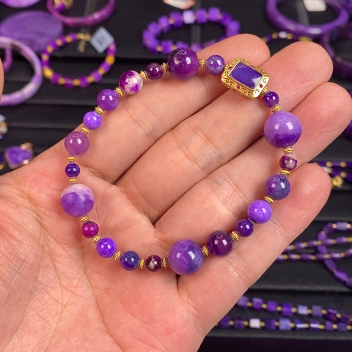 苏纪石（舒俱来）手链未镶嵌