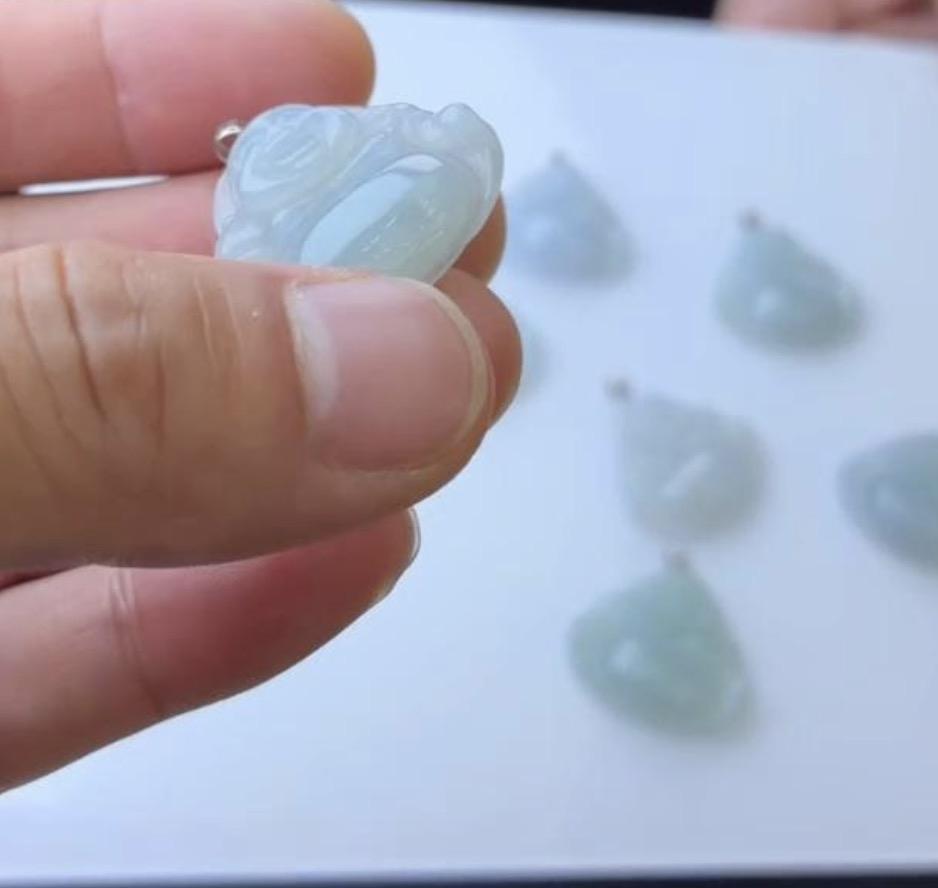 「10.28一哥宠粉款」天然缅甸翡翠挂件/多样性发一/FcGJ07-佛公
