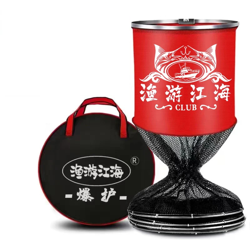 渔游江海【爆护】黑色鱼护直径特价鱼护加厚直径25-45cm长度1.5-3M