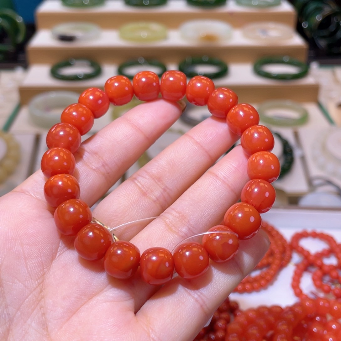 南红玛瑙高品南红手串未镶嵌