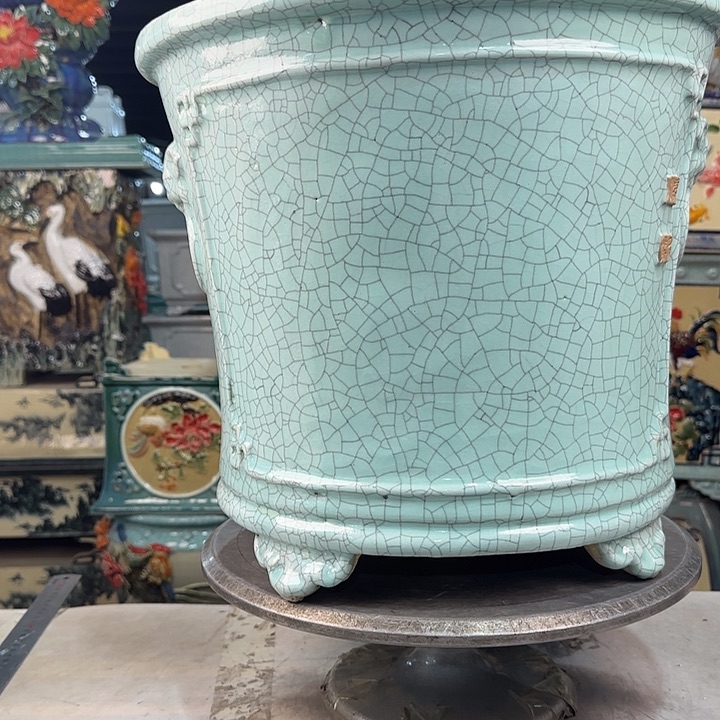 红陶伟岭南石湾花盆