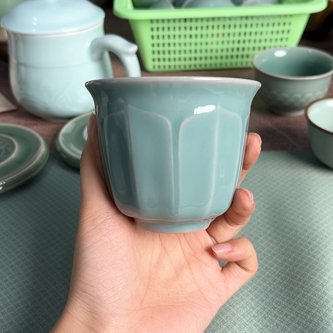 云间青瓷龙泉小米茶器