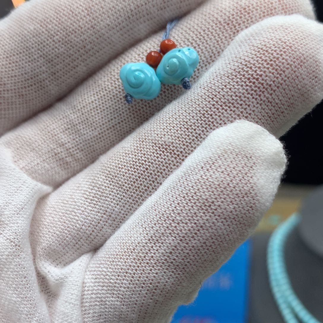 绿松石挂件未镶嵌