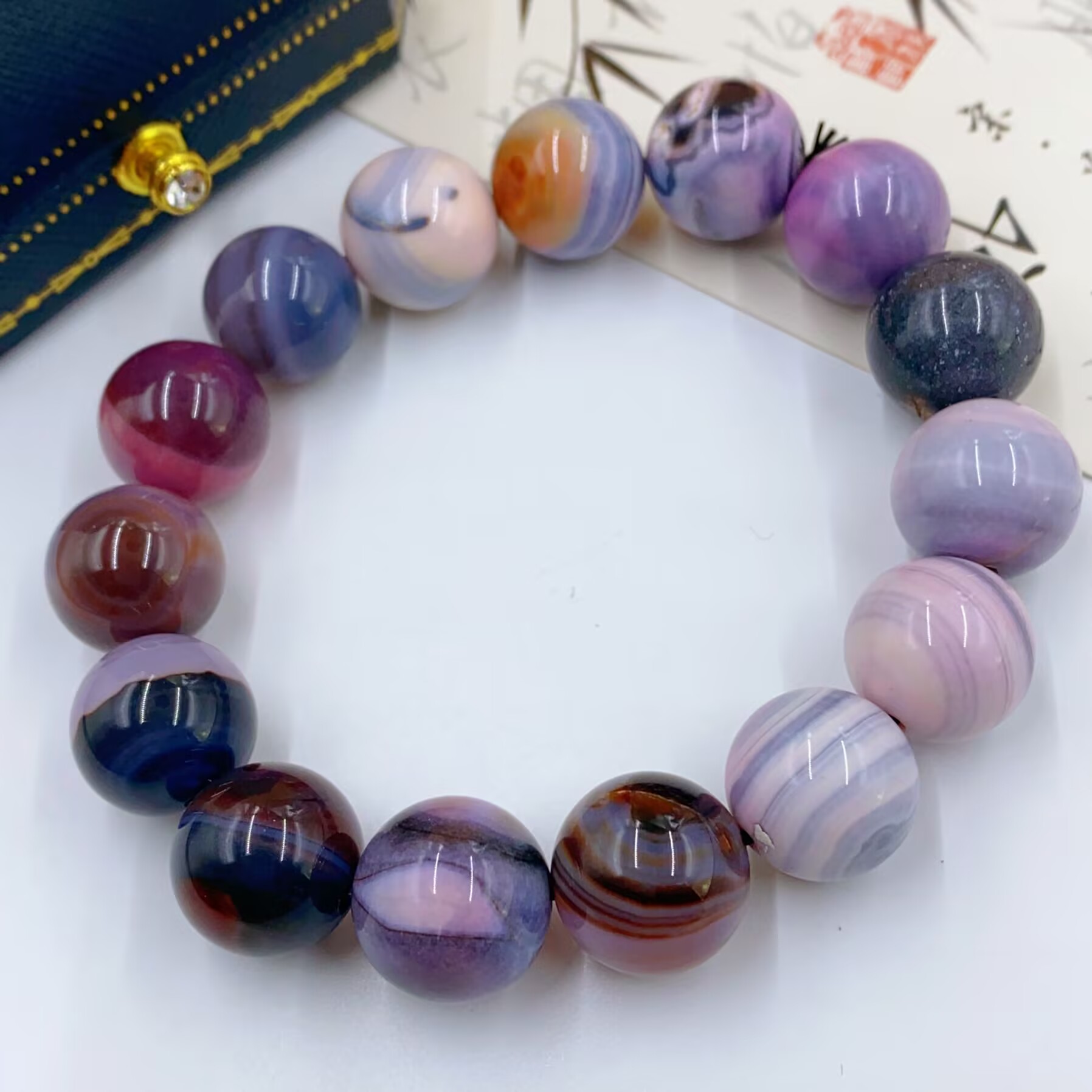 手链 3745  古 药 海 古 陨手串多样性发货