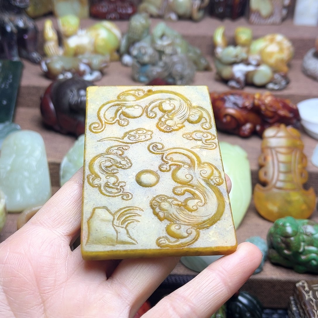 白玉菩提吊坠124。。