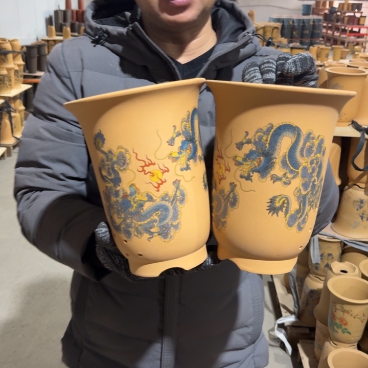 紫砂花盆破损补发