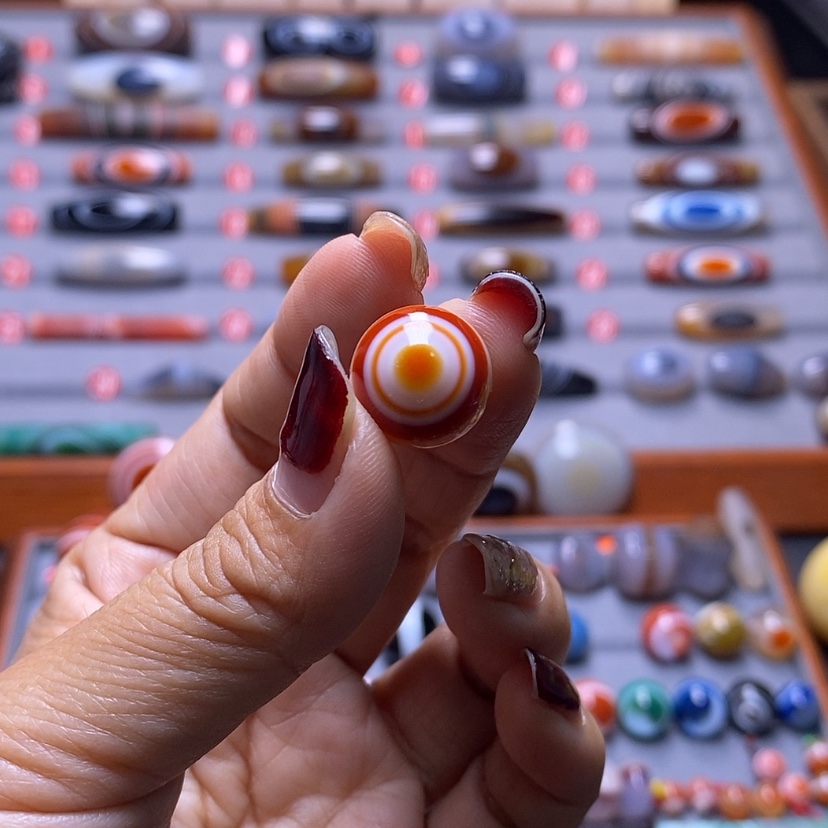 【闪购商品】玛瑙/玉髓珠宝半成品未镶嵌博*