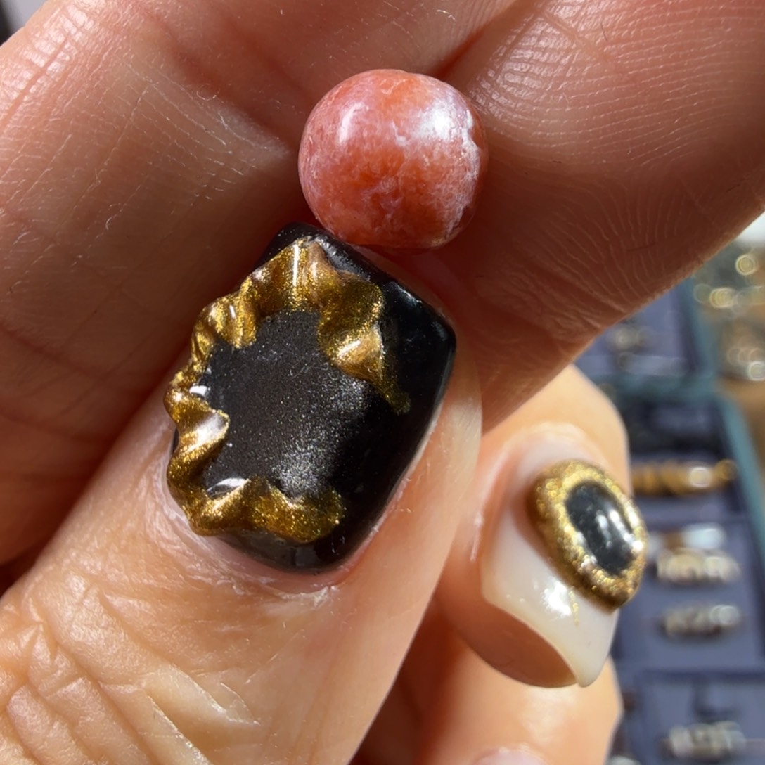 石英质玉红玉髓奶皮未镶嵌