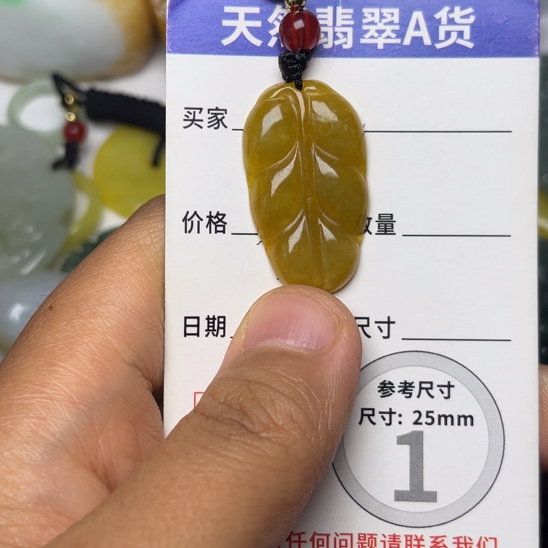 翡翠未镶嵌颈饰挂件