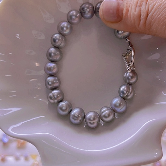 淡水珍珠手绳合金