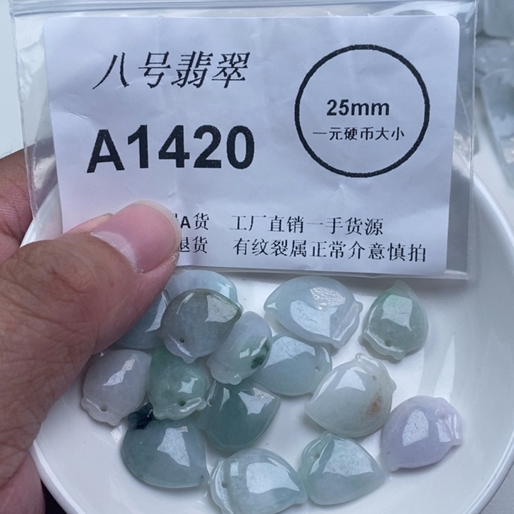 翡翠未镶嵌项圈aa