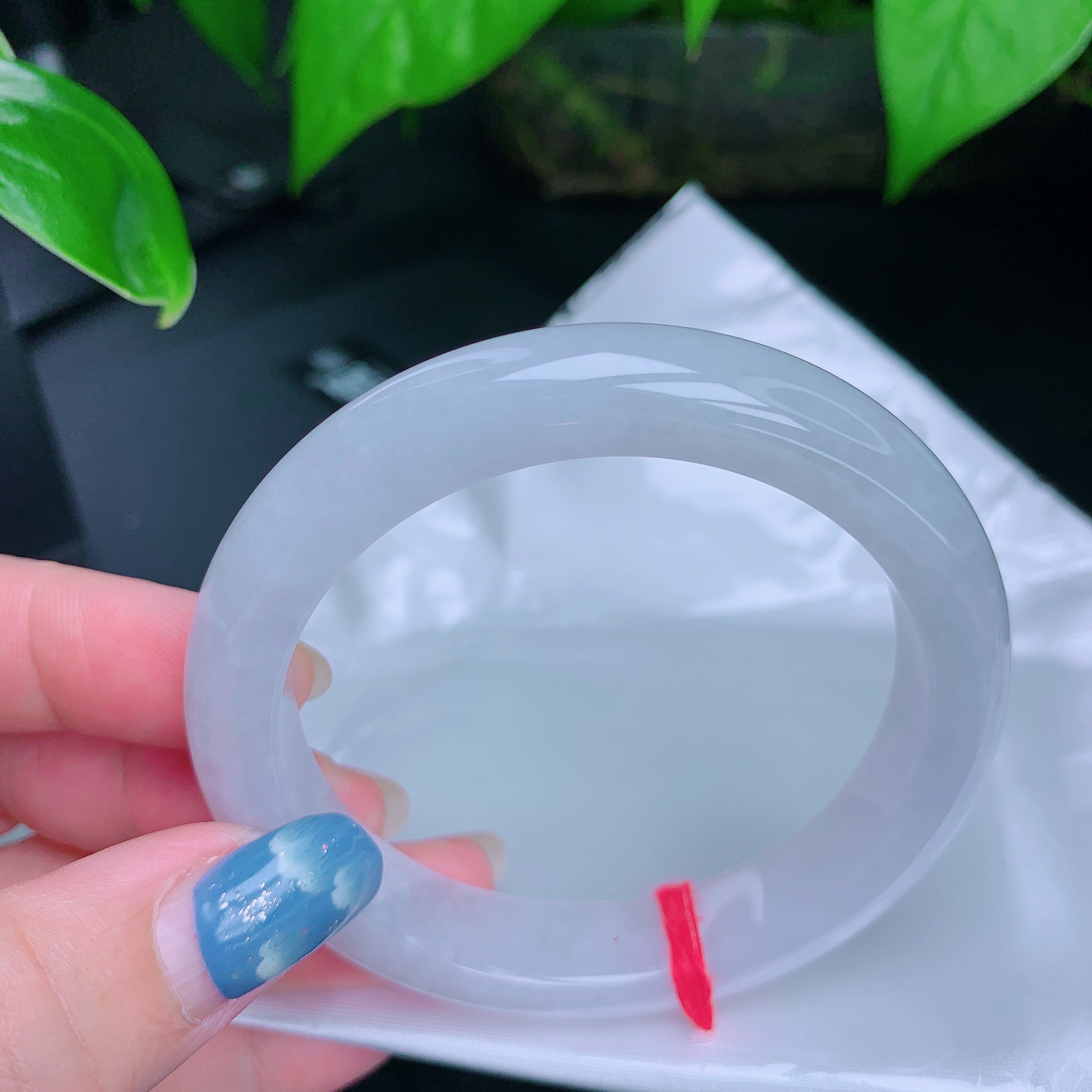 缅甸天然翡翠A货正圈58