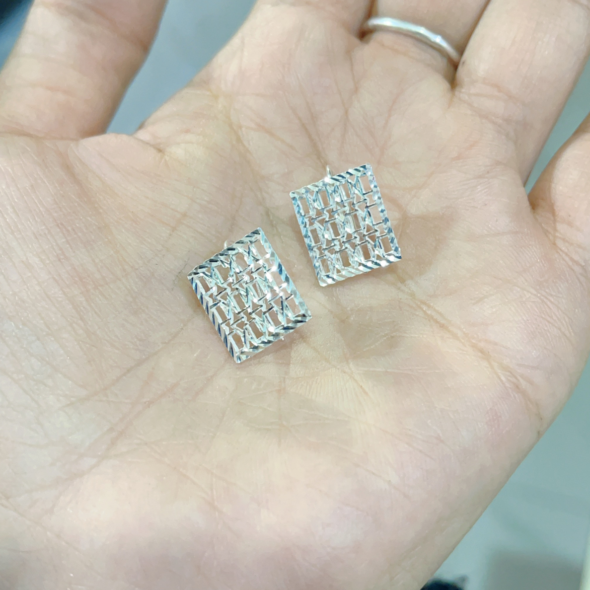 足银耳饰 纯银耳环女气质甜美