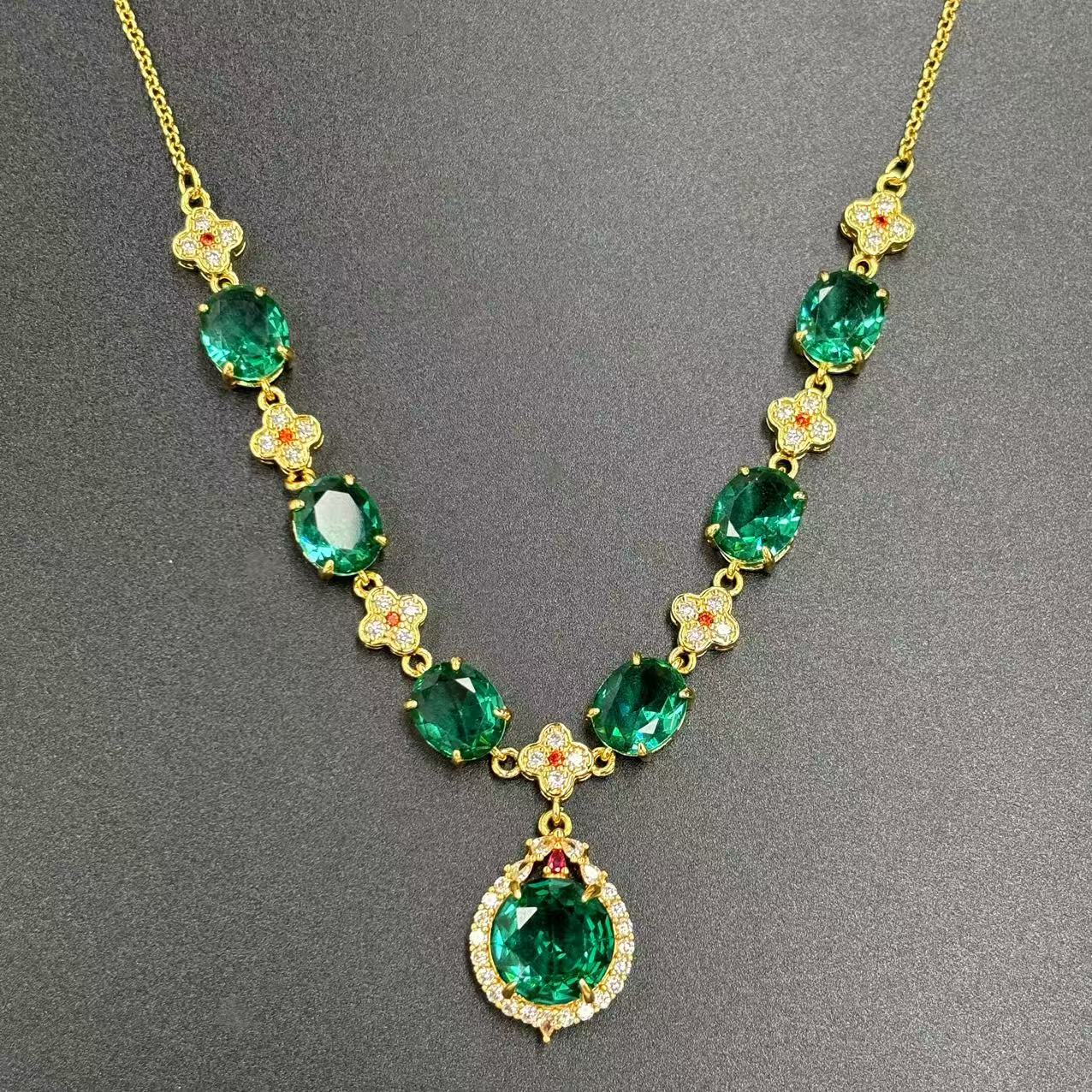 【符老板】c1289-豪华设计款精选级蛋面晚宴链项链-赠礼盒