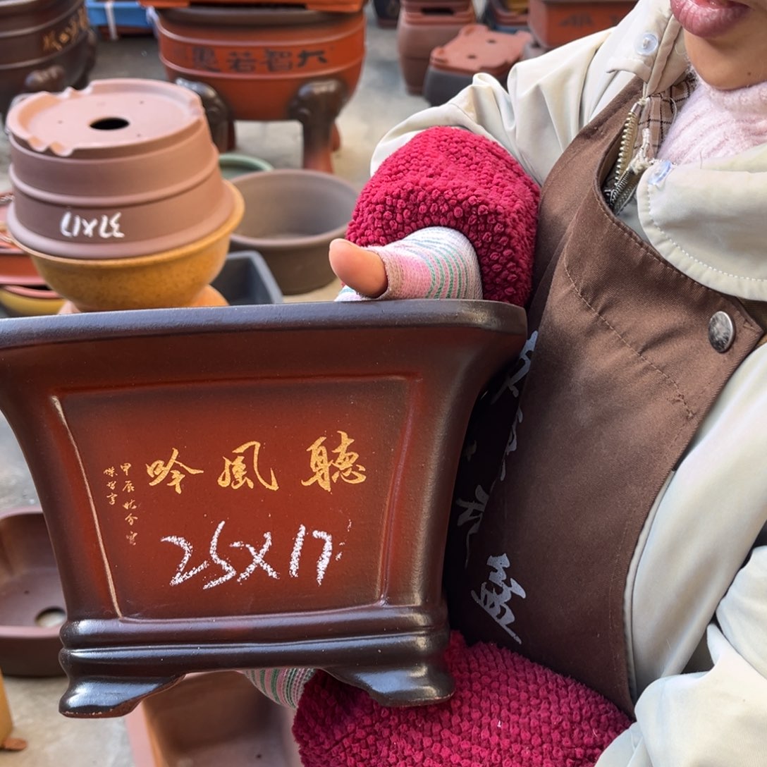 紫砂花盆盆景艺术