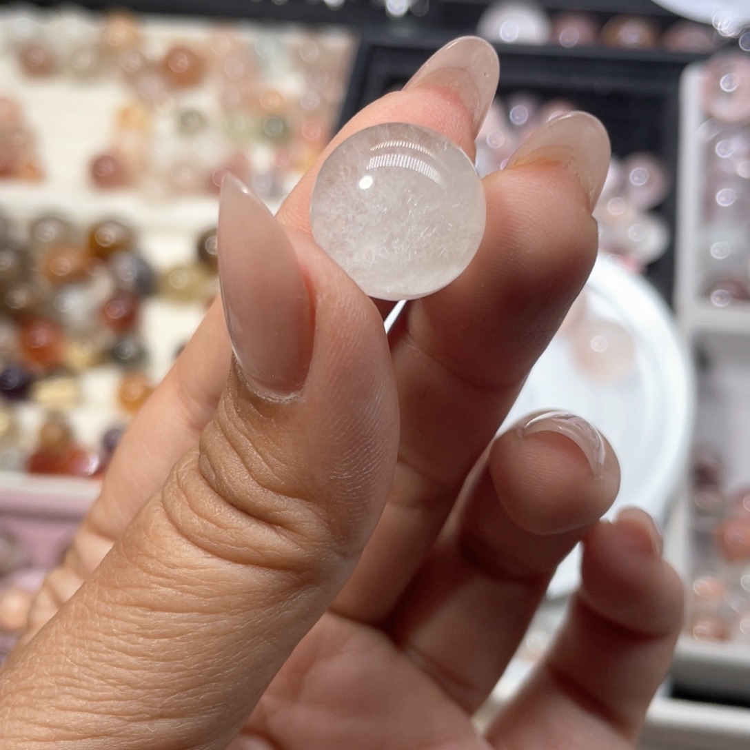 白卷毛15.4mm未镶嵌发晶七*