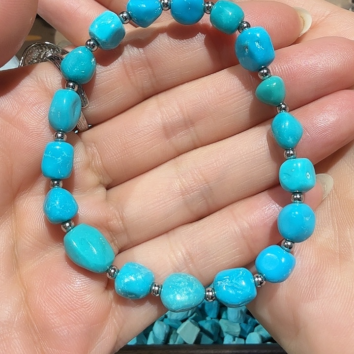 定制绿松石未镶嵌原矿松石，保真，假一赔万松石