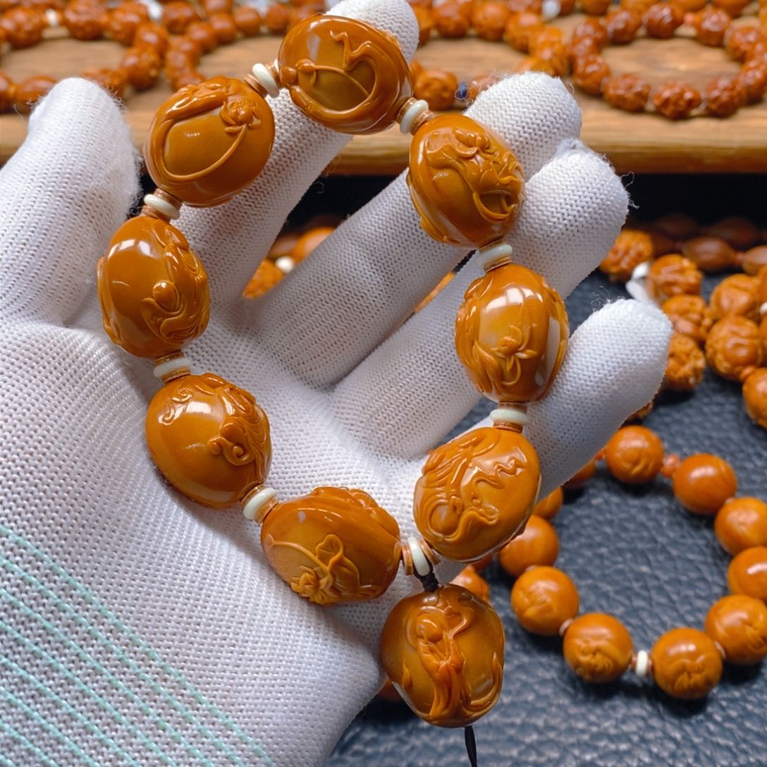 手串/手链橄榄核L****g顾志东2.15荷花静思无相