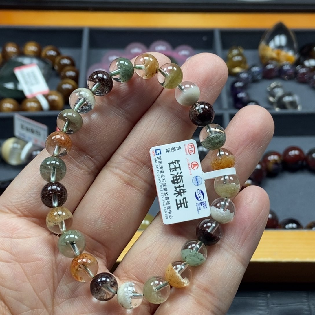 水晶四季幽灵手链8未镶嵌