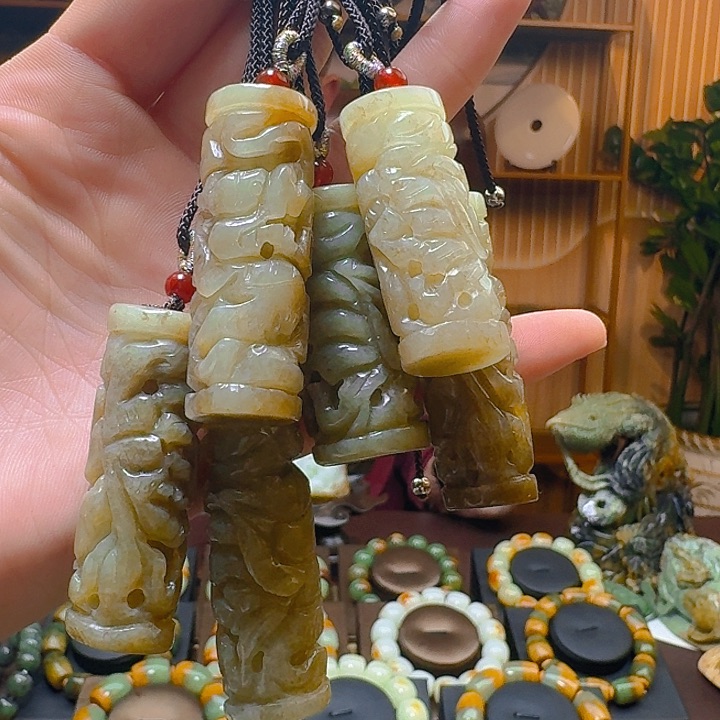 和田玉手串未镶嵌