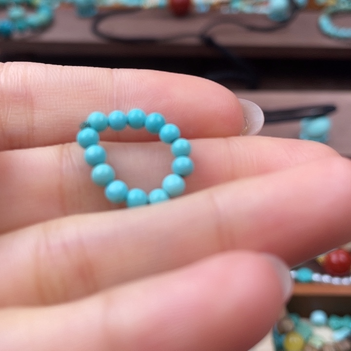 微***）绿松石未镶嵌颈饰