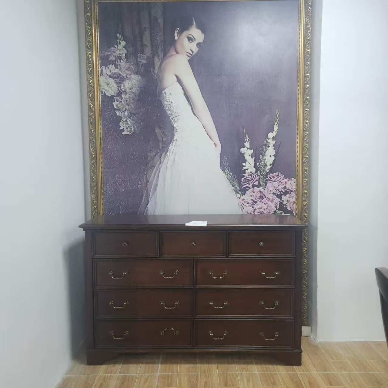 九斗柜胡桃木实木