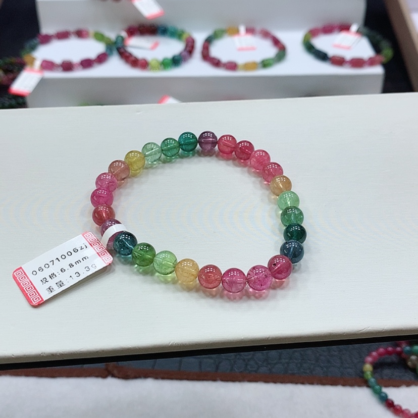 【闪购商品】碧玺手链未镶嵌?****头碧玺手串