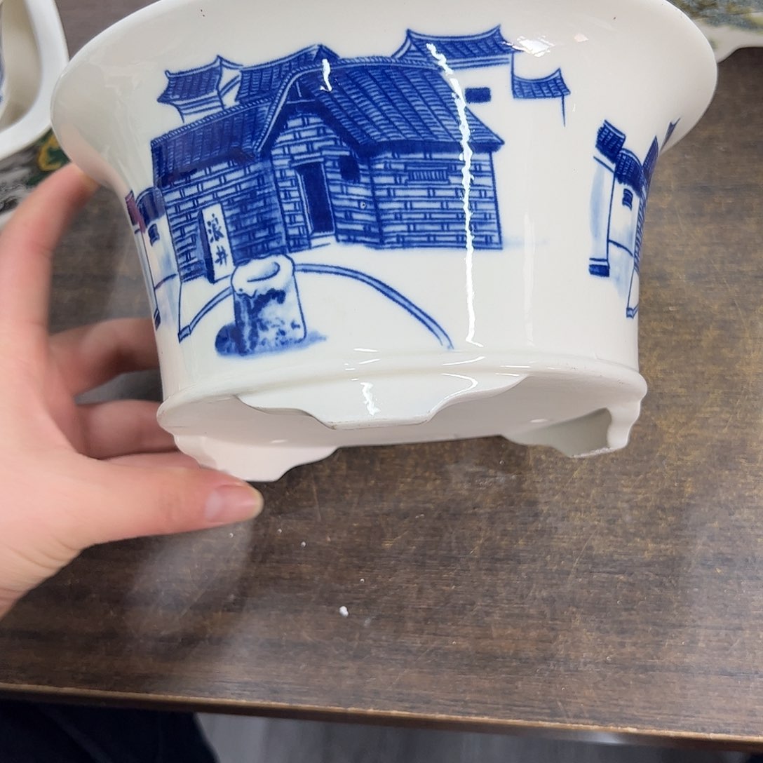 紫砂花盆818号瑕疵19.5/10cm