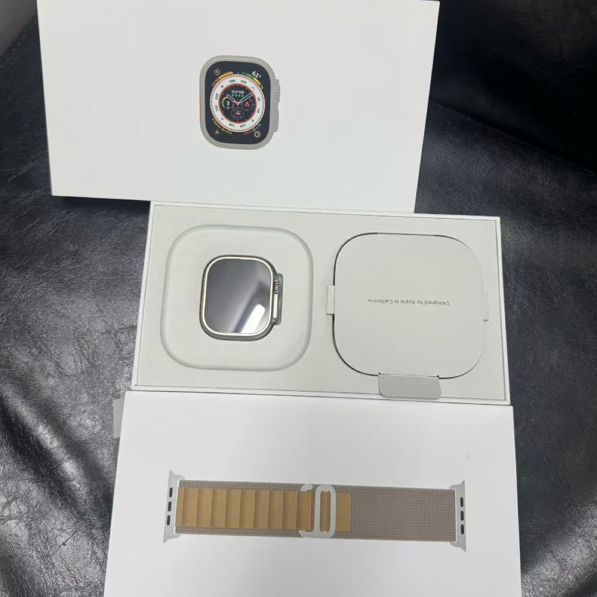 99新 Apple/苹果 苹果Ultra-49mm  钛色  全套  96%