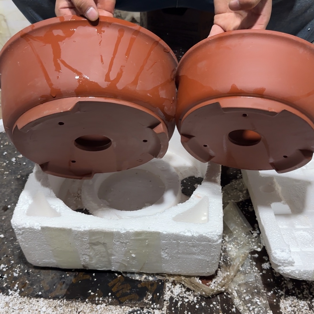 紫砂花盆口径28.12/25.10口径