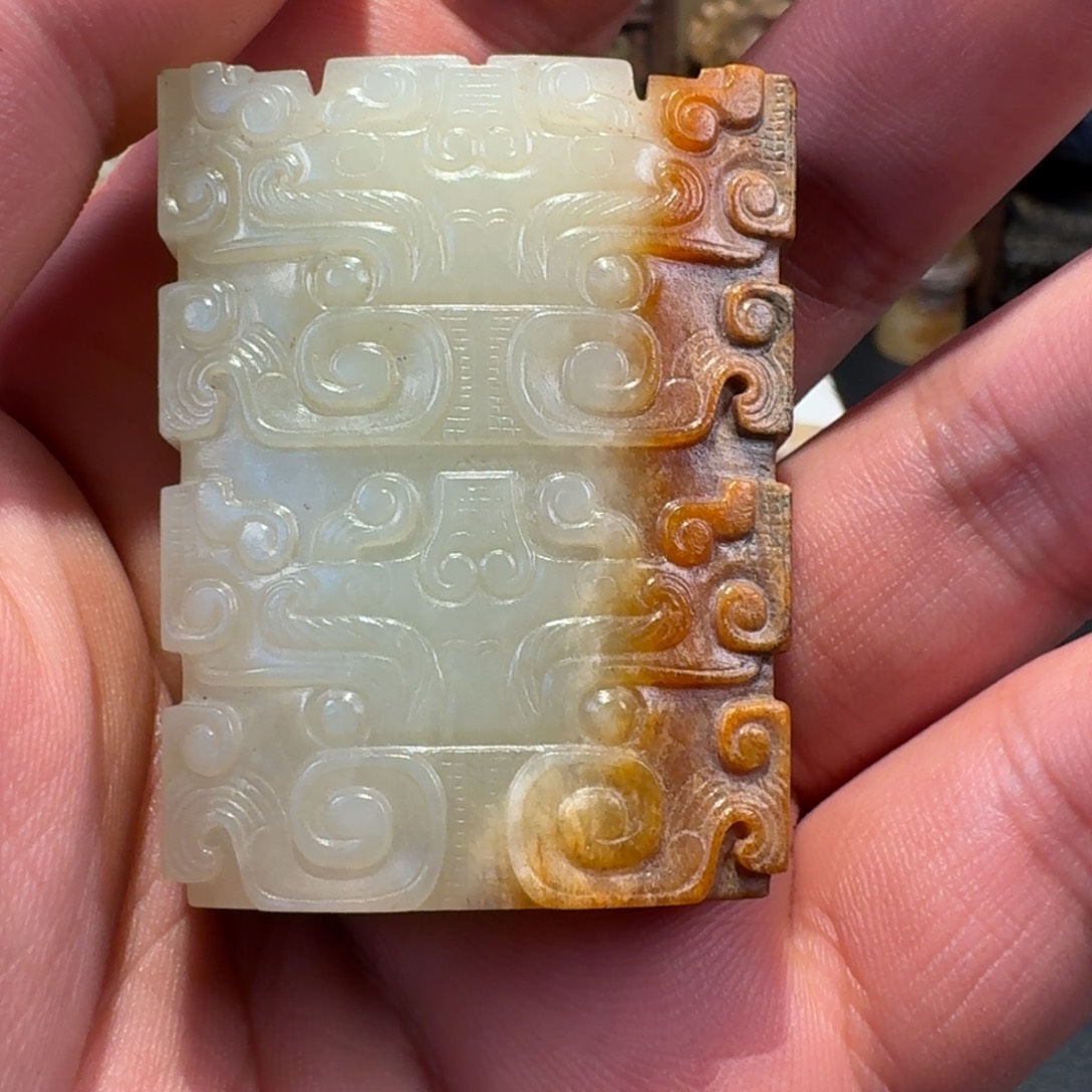 股***考和田玉（糖玉）未镶嵌挂件