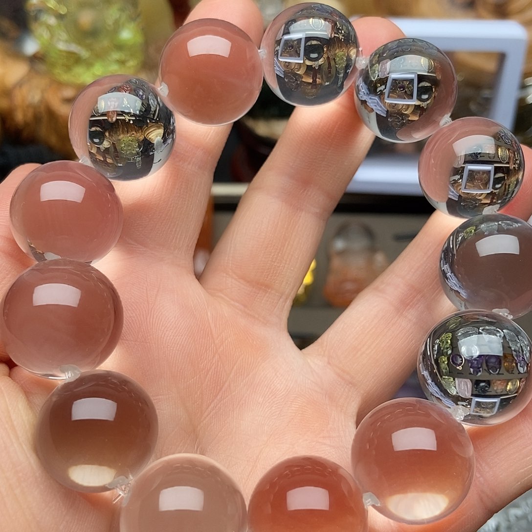 天然水晶手串未镶嵌水晶