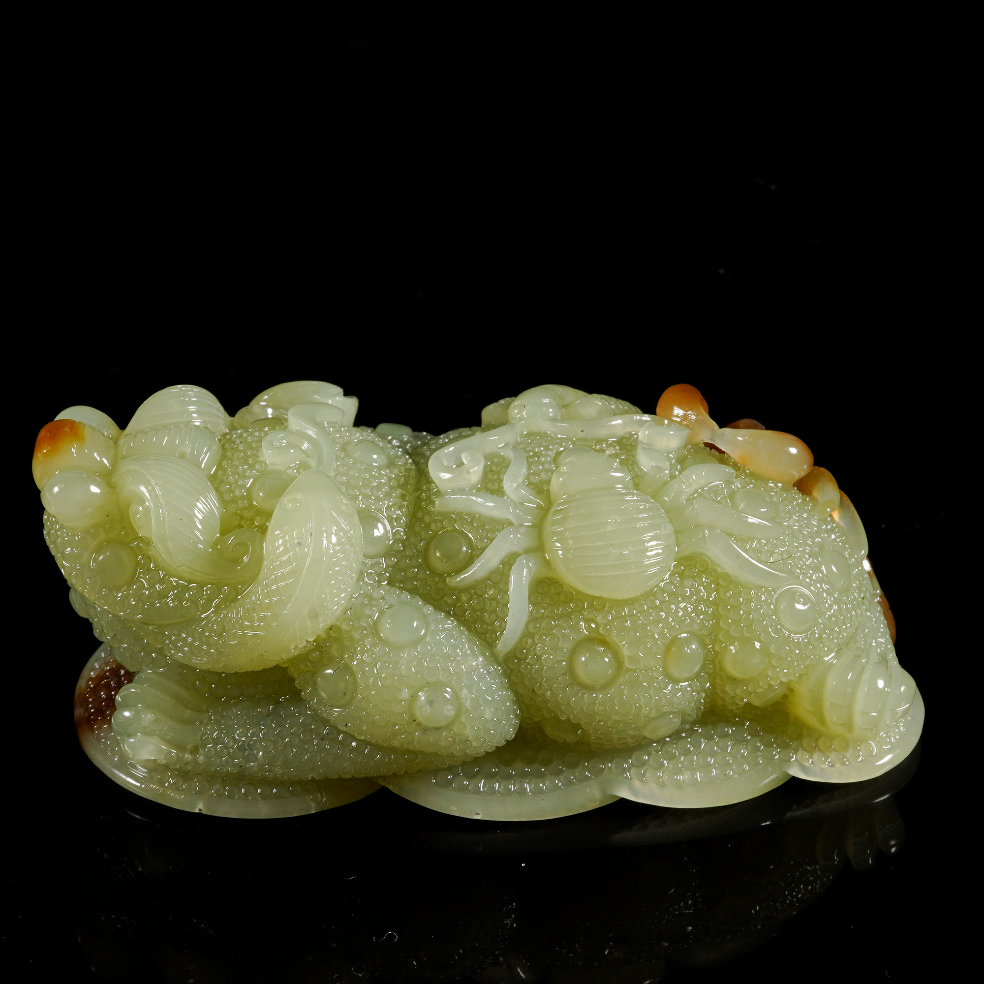 LOT.022和田玉五毒手握/X2878