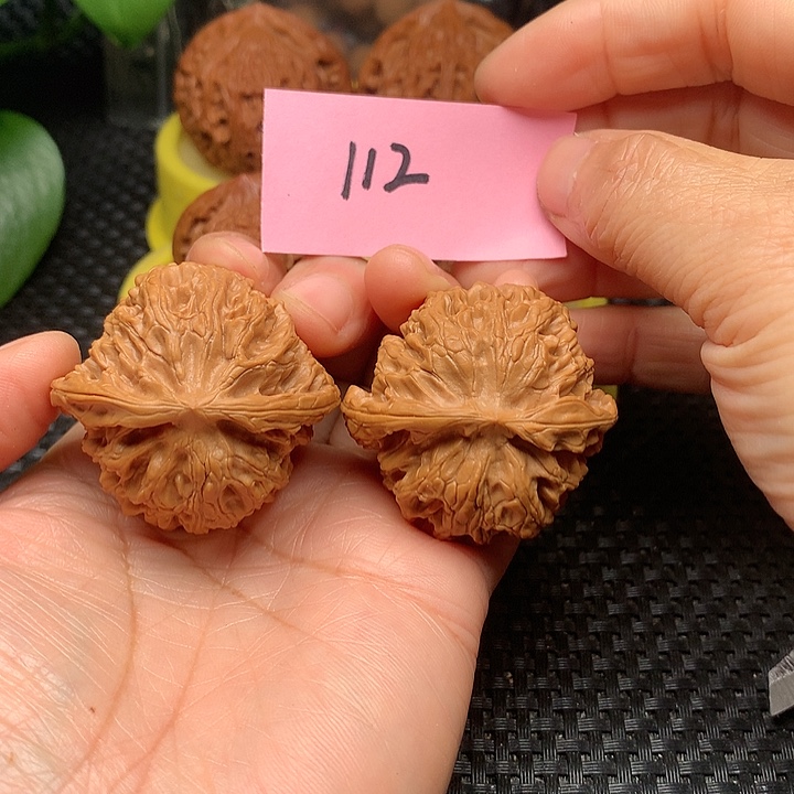 【闪购商品】把件文玩核桃41.5苹果园112